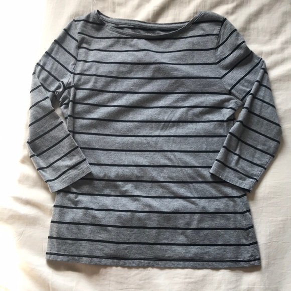 Merona Tops - 3/4 sleeve striped shirt